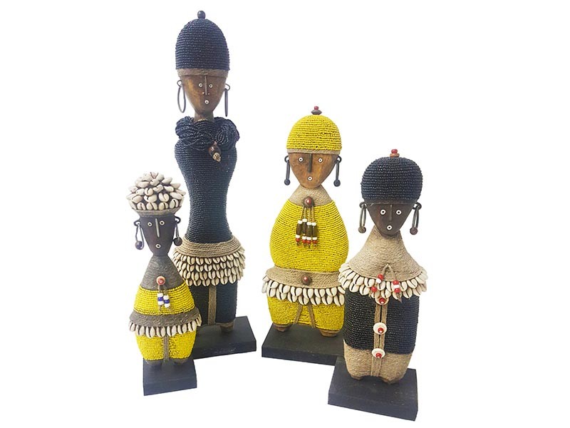 Black and Yellow Namji Doll Story (4 Piece Set) Black and Yellow Namji Doll Story (4 Piece Set)